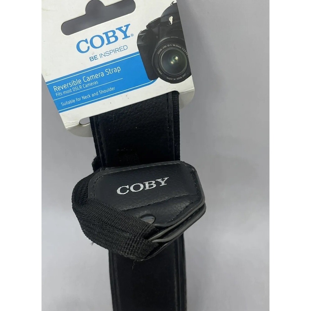 Camera Strap Coby Be Inspired Reversible Strap Fits Most DSLR Cameras‎ Black